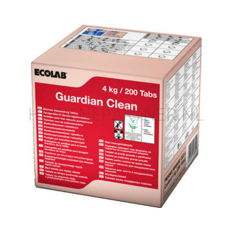 RD201029 Ecolab Guardian Clean vaatwastabletten 200 stuks